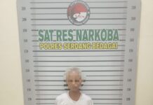 Polres Sergai Ringkus Pengedar Sabu Lansia di Pegajahan, Sabu Disembunyikan di Bawah Tanaman Bunga