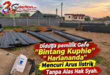 Diduga Pemilik Cafe Bintang Kuphie “Hariananda” Curi Arus Listrik Tanpa Alas Hak yang Sah