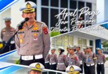Dirlantas Polda Sumbar Pimpin Langsung Apel Pagi, Tegaskan Komitmen Polantas Presisi Melayani Masyarakat