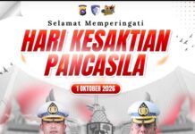 Dirlantas dan Wadirlantas Polda Sumbar Sampaikan Pesan Hari Kesaktian Pancasila, Tekankan Persatuan dan Pengabdian kepada Warga