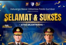 Dirlantas Polda Sumbar dan Keluarga Besar Ditlantas Doakan Kapolri & Wakapolri Baru Sukses Memimpin Polri