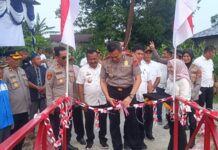 Kapolresta Deli Serdang Resmikan Jembatan Merah Putih, Perkuat Akses dan Mobilitas Warga Desa Pardamean dan Wonosari