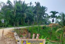 Plang Proyek Benteng Jalan di Biru-Biru Tertulis Rp145 Miliar, Kadis SDABMBK Deli Serdang Sebut Salah Cetak: Nilai Sebenarnya Rp145 Juta